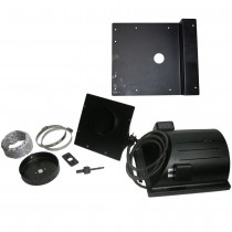 AKOMA Dog Products Heat-N-Breeze Dog House Heater and Fan with Igloo Bracket Black 10" x 10" x 4.5" - HNB-1001-KIT