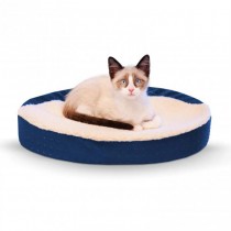 K&H Pet Products Ultra Memory Foam Oval Pet Cuddle Nest 13" x 19" x 4"